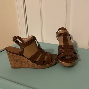3.5” Franco Sarto wedge sandals
